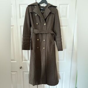 Miss Sixty M60 Military Style Double-Breasted Trench Coat
